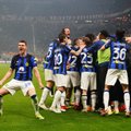 Milano derbį laimėjęs „Inter“ klubas – Italijos čempionas