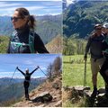 Asta Valentaitė su mylimuoju multimilijonieriumi kopė į kalnus Šveicarijoje: dalinasi kvapą gniaužiančiais vaizdais