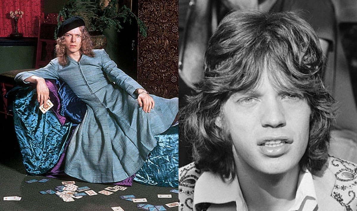 Davidas Bowie ir Mickas Jaggeris
