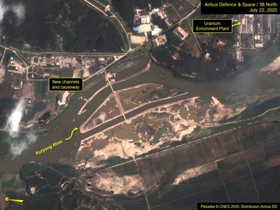 Potvynis Šiaurės Korėjoje galėjo apgadinti branduolinį kompleksą