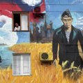 Baras Ukrainoje, kuriame V. Putino portretas sveikas neliks