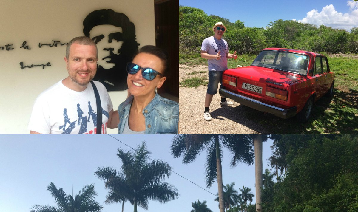 Katažina ir Deivydas Zvonkai Kuboje