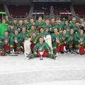 Lietuvos ledo ritulio rinktinė kontrolinėse rungtynėse įveikė Baltarusijos klubą