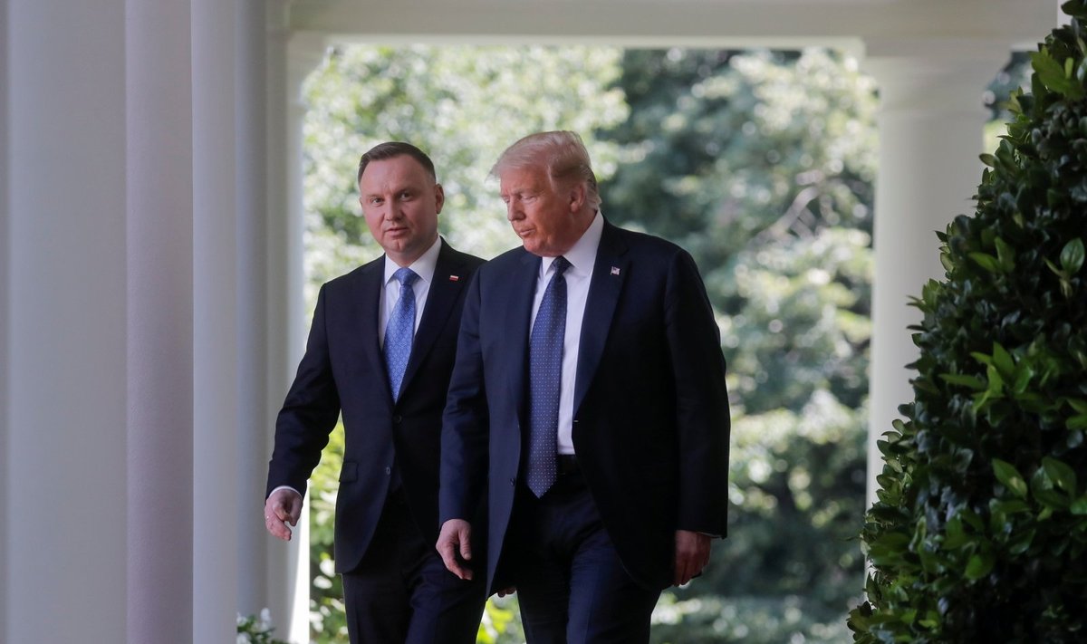 Andrzejus Duda, Donaldas Trumpas