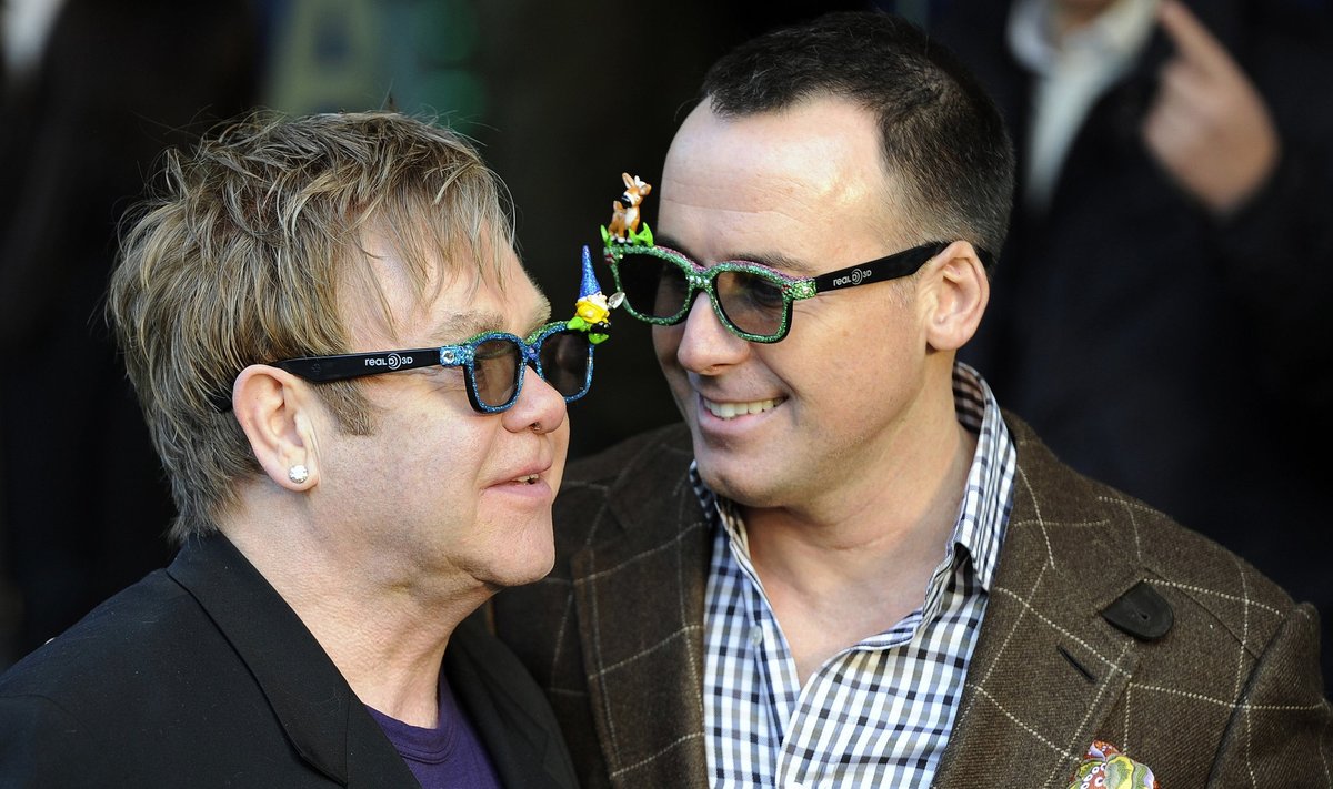 Eltonas Johnas ir Davidas Furnishas
