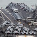 Įtampa Ramiajame vandenyne: kinų karo laivas persekioja JAV lėktuvnešį