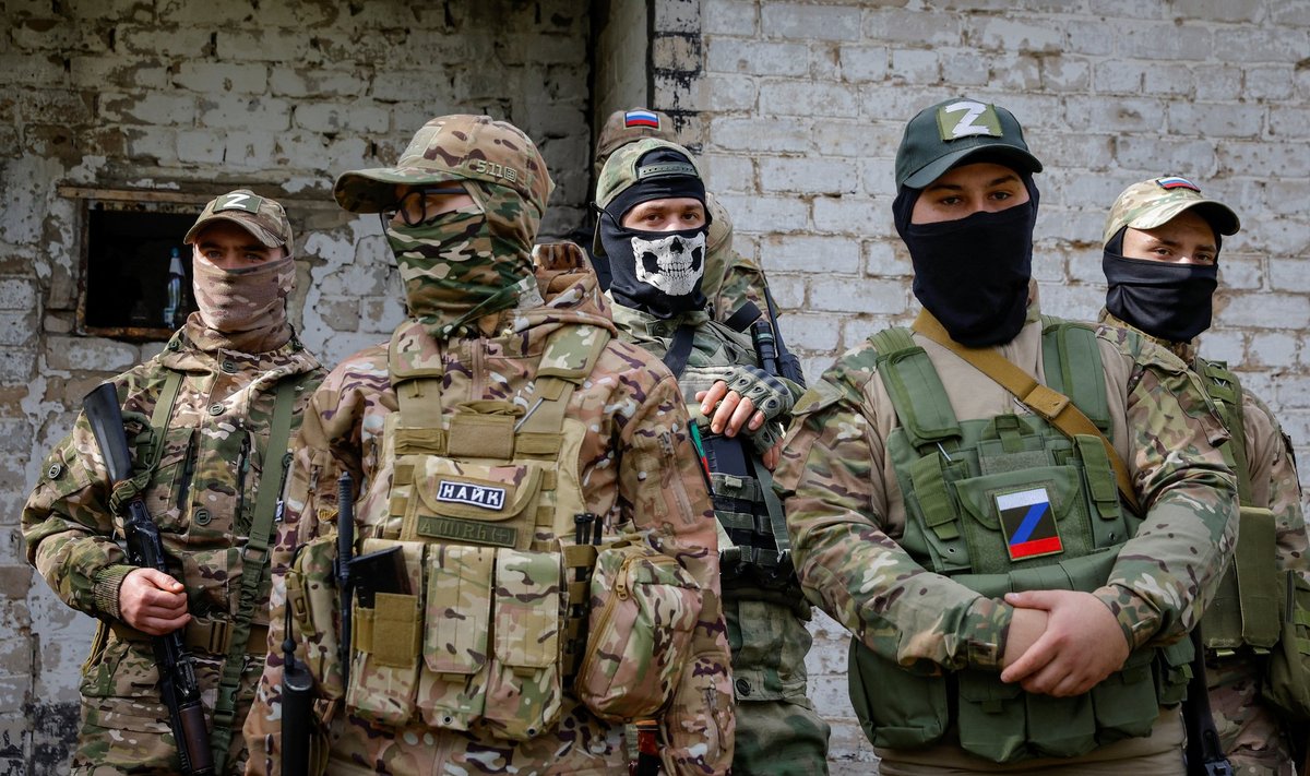 Karas Ukrainoje: rusų kariai