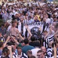 Apkartintas „Newcastle“ sugrįžimas į Čempionų lygą: Milane subadytas klubo sirgalius