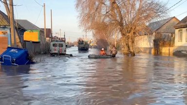 Уровень реки Урал у Оренбурга превысил десять метров
