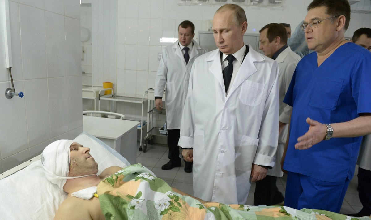 V. Putinas lankėsi Volgograde