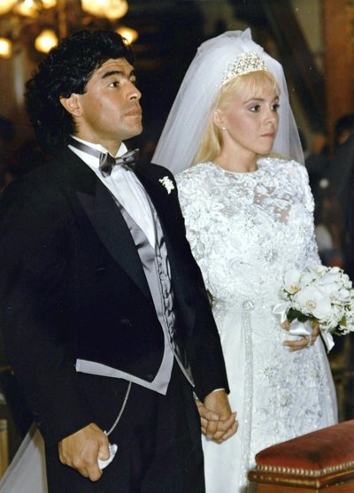 Diego Maradona ir Claudia Villafane