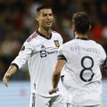 Ronaldo nutraukė įvarčių sausrą, „Manchester United“ šventė pirmą pergalę Europos lygoje