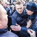 Po masinių protestų Maskvoje suimtam A. Navalnui gresia 15 parų arešto