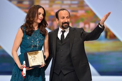 Aktorė Berenice Bejo ir režisierius Asghar Farhadi