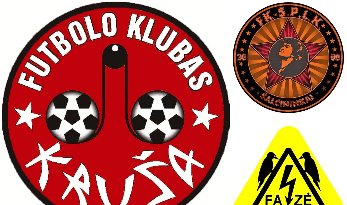 Keisčiausi Lietuvos klubų logotipai