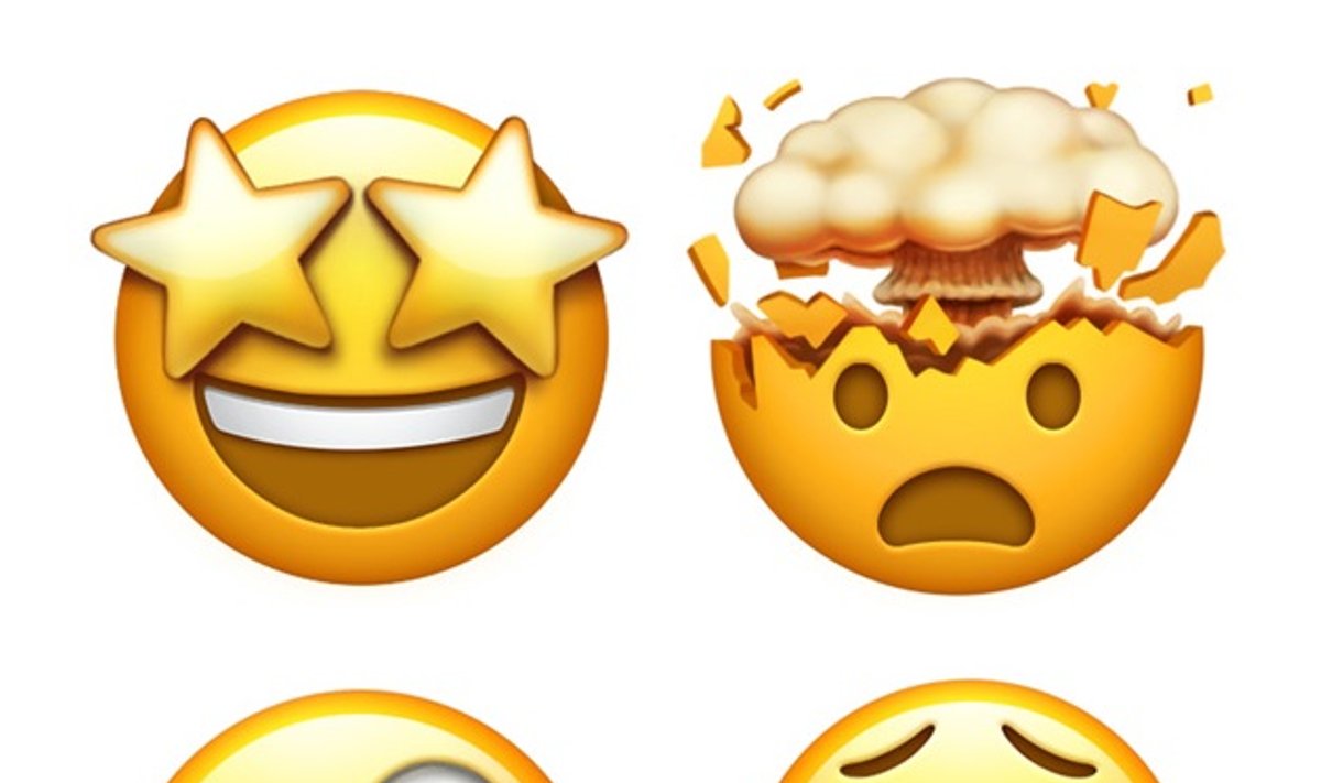 naujieji Apple veideliai jaustukai, emoji