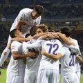 „Fiorentina“ išvykoje sutriuškino „Inter“ ir tapo Italijos čempionato lydere