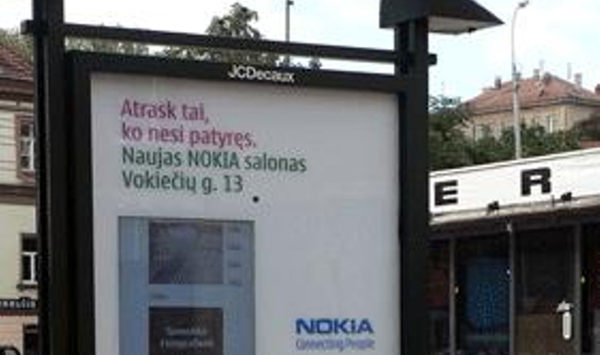 Interaktyvus „Nokia” stendas