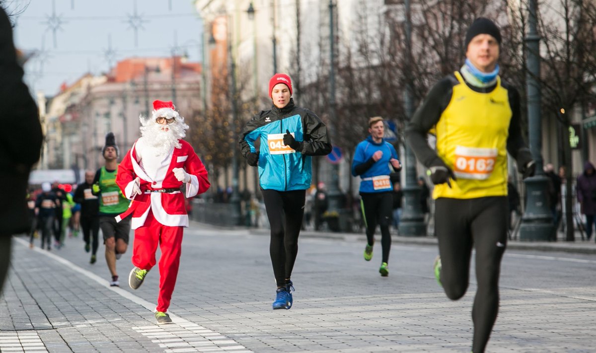 Vilnius' 40th annual Christmas run