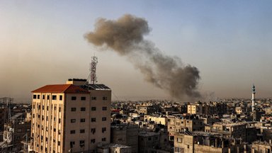 „Hamas“ ir Izraelio karas. JAV teigia, kad Raudonojoje jūroje numušė keturis Jemeno sukilėlių dronus