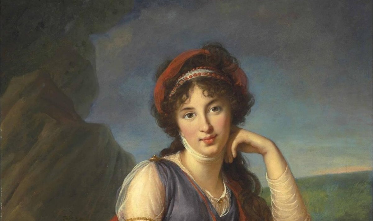 Marija Golycina, prancūzų dailininkės Elisabeth Vigee Le Brun portretas