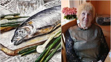 91-erių močiutė iš Žemaitijos papasakojo, kaip Kalėdas šventė per karą: stalo akcentas – į laikraštį suvyniota silkės galva
