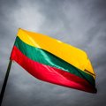 Šilutėje rasta Lietuvos trispalvė vėliava perlaužtu kotu