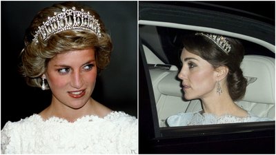Princesė Diana ir Kembridžo kunigaikštienė Catherine