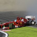 „Formulės-1“ etape Japonijoje - F.Alonso avarija ir S.Vettelio pergalė