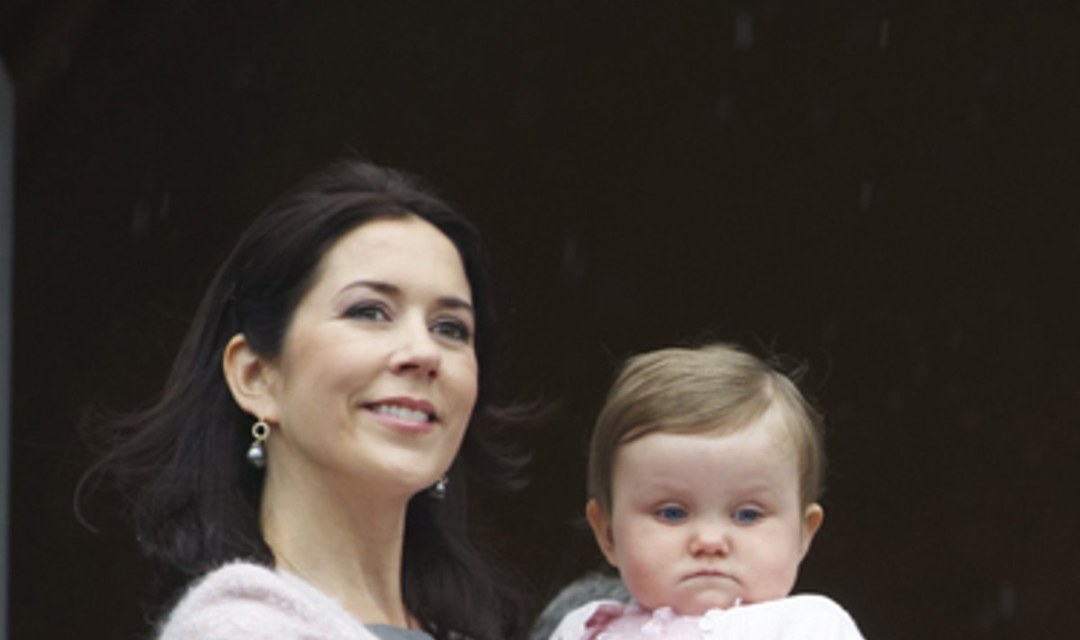 Danijos princesė Mary su dukrele Isabella