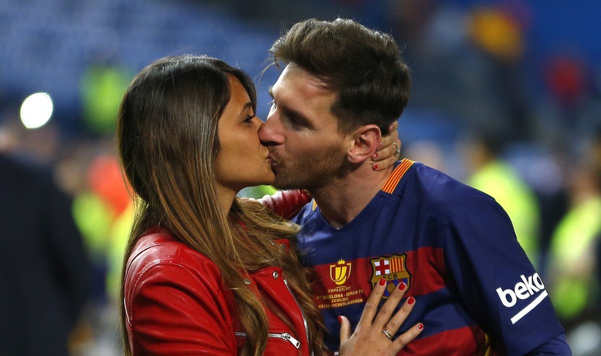 Antonella Roccuzzo ir Lionelis Messi