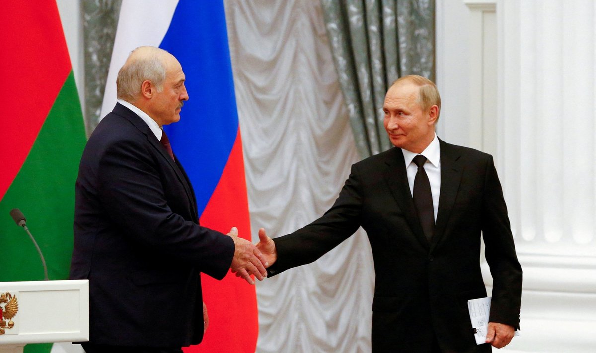 V. Putinas ir A. Lukašenka