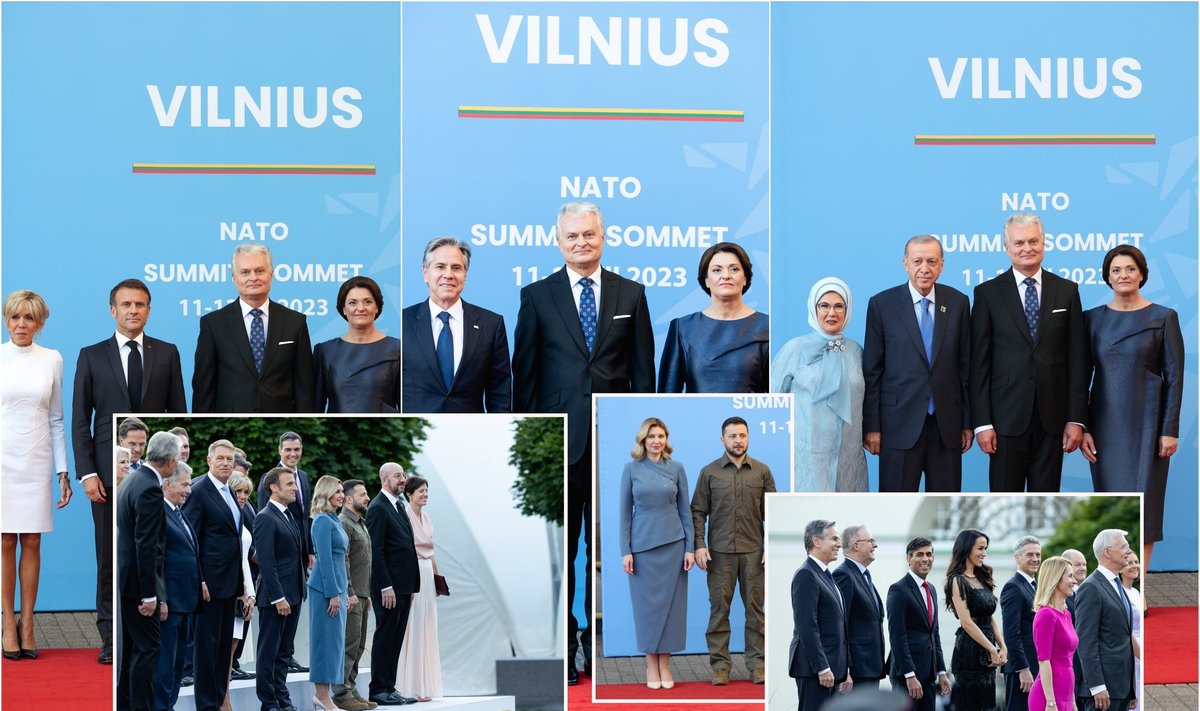 Oficialus priėmimas NATO valstybių vadovams Prezidentūroje