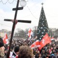 Baltarusiai protestuoja prieš artimesnius ryšius su Rusija