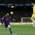 Trys puikūs Messi įvarčiai nukalė „Barcai“ nelengvą pergalę