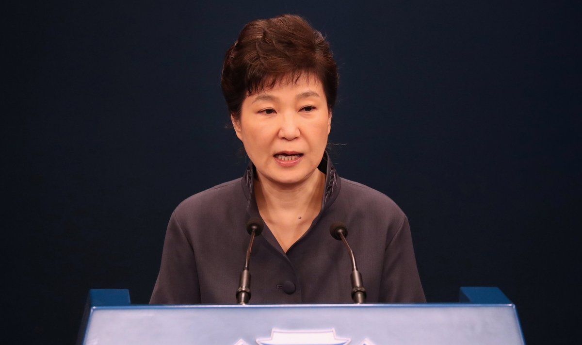 Pietų Korėjos prezidentė Park Geun-hye