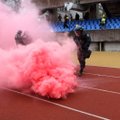 Kaune buvo malšinamos masinės futbolo aistruolių riaušės