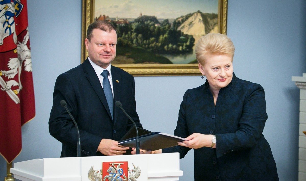 Saulius Skvernelis, Dalia Grybauskaitė