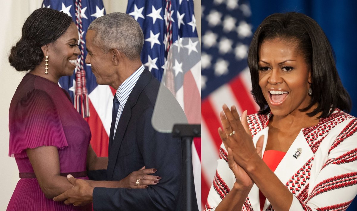 Michelle Obama ir Barackas Obama / Scanpix, Vida press nuotr.