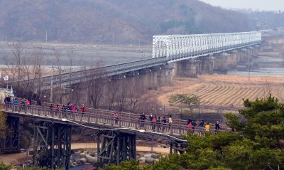 Negrįžtamumo tiltas, Šiaurės ir Pietų Korėjos