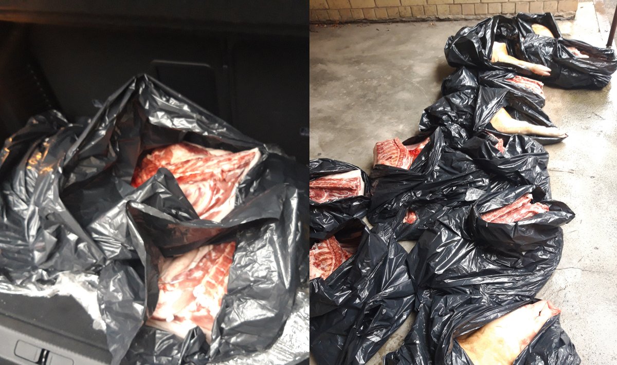 Kaune pareigūnai užkardė neteisėtą lenkiškos mėsos pardavinėjimą iš automobilio