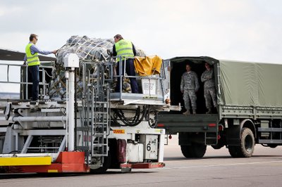 Vilniaus oro uoste nusileido JAV Karinės sausumos pajėgos