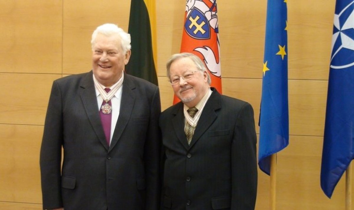 Algirdas Brazauskas ir Vytautas Landsbergis