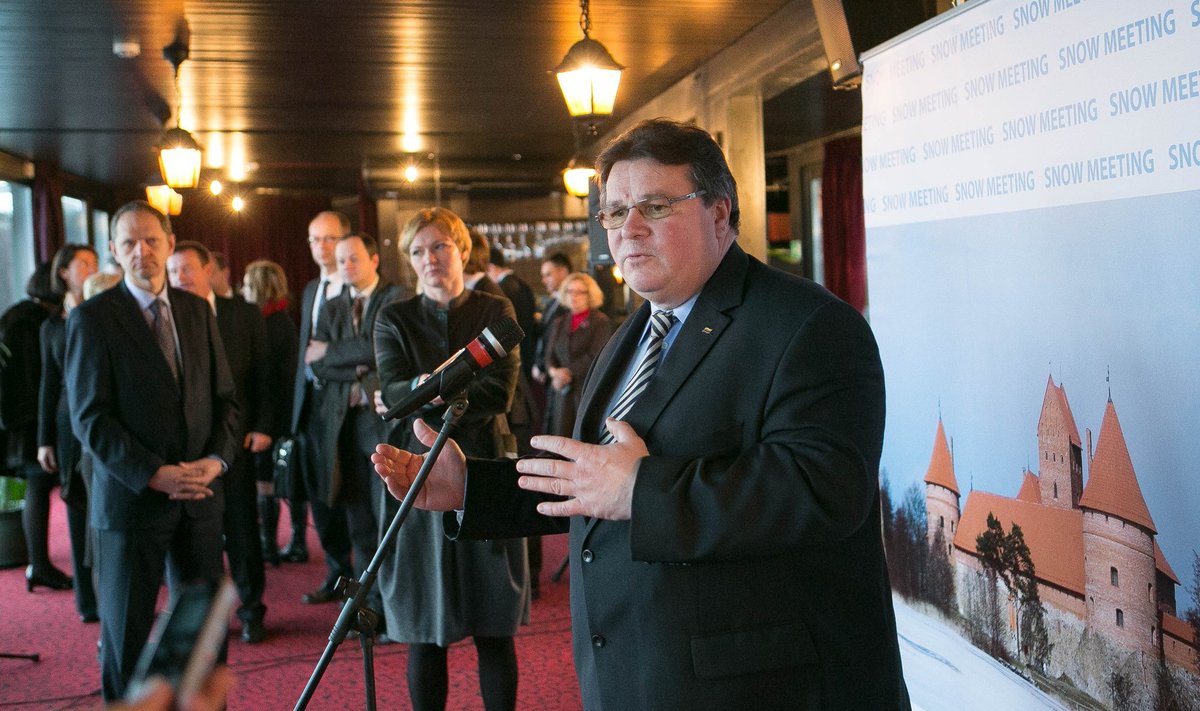 Foreign Minister Linas Linkevičius at 2014 Snow Meeting