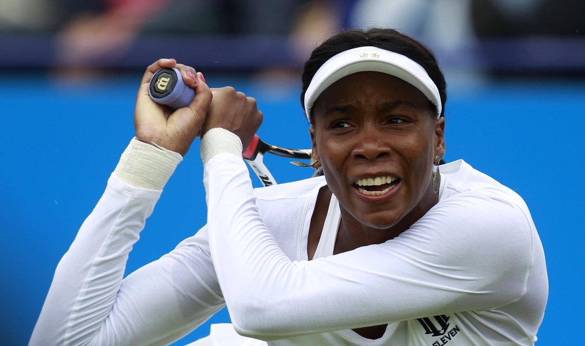 Venus Williams grįžo į kortus