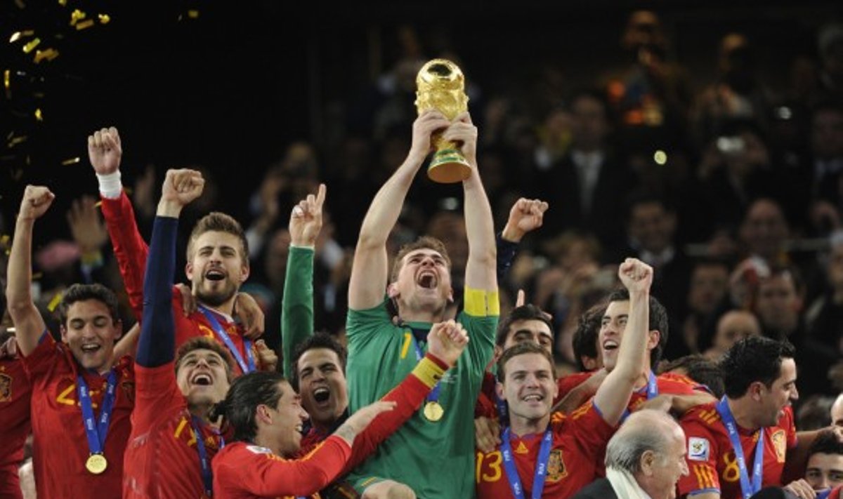 Ispanijos futbolininkai – pasaulio čempionai