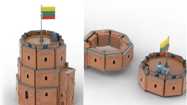 „LEGO“ kompanijai siūloma gaminti Gedimino bokštą