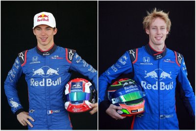 Pierre'as Gasly ir Brendonas Hartley