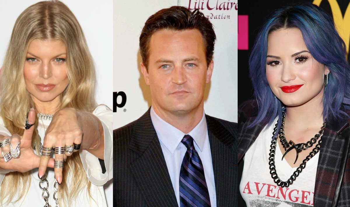 Fergie, Matthew Perry, Demi Lovato