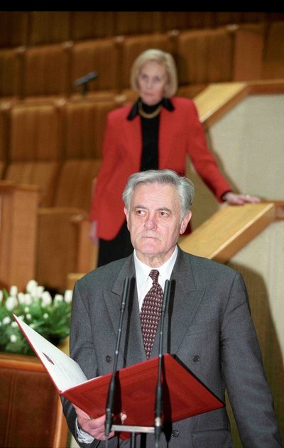 Valdas Adamkus 1998 metais, G.Mačiulio (Seimo archyvo) nuotr.